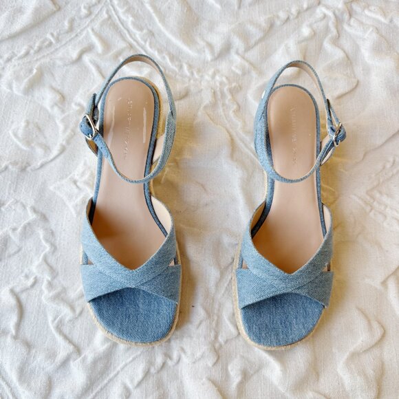 Stuart Weitzman Miami Espadrille Sandal Size 7.5 New - Picture 3 of 10